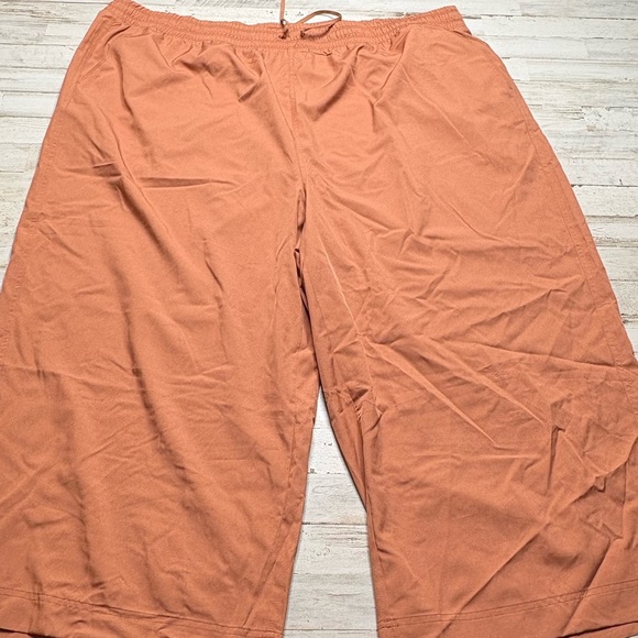 OLD NAVY ~ Plus 4X ~ Warm Hickory STRETCH TECH Cropped WIDE LEG Pants - Picture 8 of 13